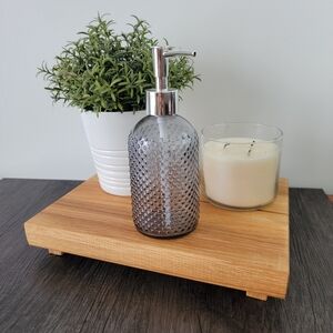 New Solid Oak Wood Display Riser - Handmade Decorative Pedestal